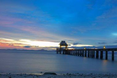 Phang Nga Tayland 'da Koh yao yai adası deniz manzarası