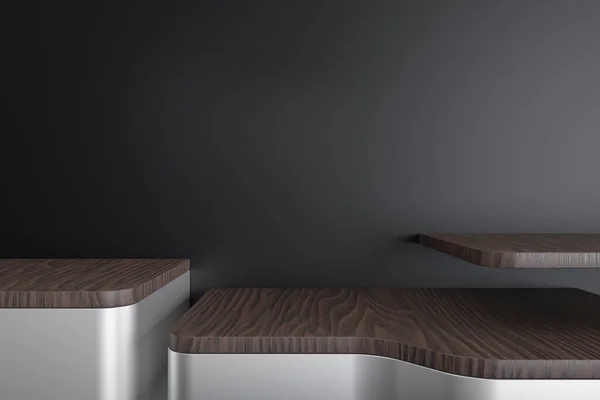 Parlak Tahta Podyum 3B Yapılandırma