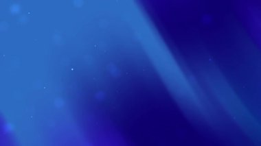 Bokeh parçacıkları ile soyut mavi hareket grafik arkaplanı