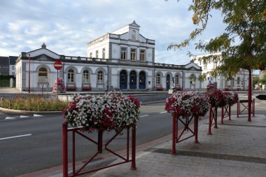 Flanders Belçika 'daki Ronse tren istasyonu.