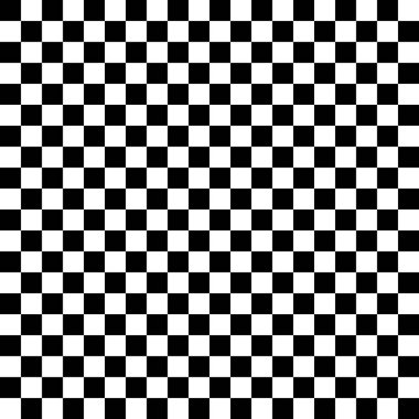 Bir satranç tahtası oluşturan siyah ve beyaz kareler.