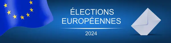 stock image European Elections 2024 with French text