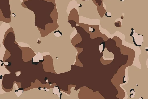 Desert Militaire Uniforme Fond Motif Camouflage Dessin Illustration — Photo