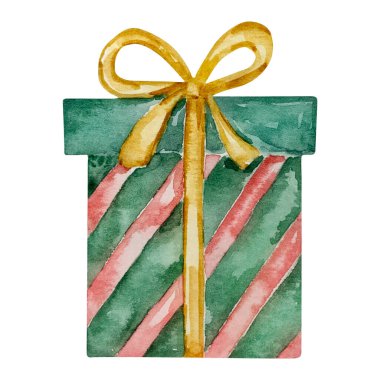 Suluboya Noel Fındıkkıranı, Noel süslemesi için hediye kutusu