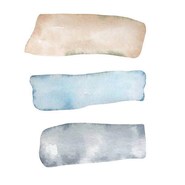 Bandes Aquarelles Ruban Adhésif Washi Morceaux Papier Collant Décoration Décorative — Photo