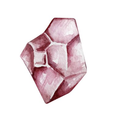 Suluboya kırmızı kristal, mineral, değerli taş