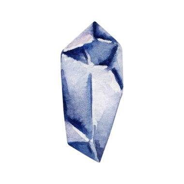 Suluboya mavi kristal, mineral, değerli taş