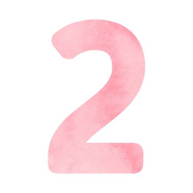 Suluboya açık pembe numara 2, kart ve baskı için tasarım