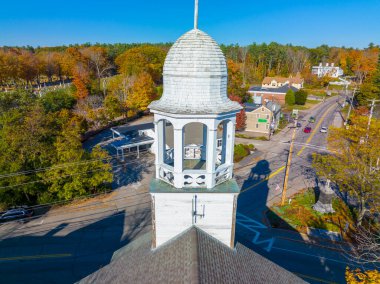Maine ME, ABD 'nin York köyünün tarihi şehir merkezinde 211 York Caddesi' ndeki eski Metodist Kilisesi. 