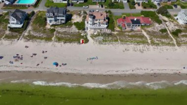 Martı Sahili Deniz Feneri manzarası Great Island 'da Martı Sahili, Batı Yarmouth, Cape Cod, Massachusetts MA, ABD. 