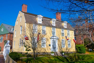 John Paul Jones Evi 43 Middle Street Portsmouth şehir merkezinde, New Hampshire NH, ABD. 