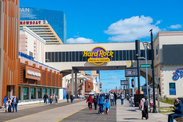 Hard Rock Hotel Porta Sul Lungomare Atlantic City New Jersey — Foto Stock