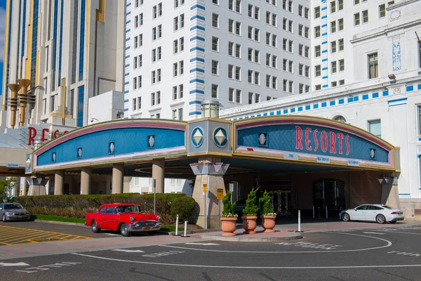 Resorts Casino Hotel Main Entrance Lobby Boardwalk Atlantic City New — Stock Photo, Image