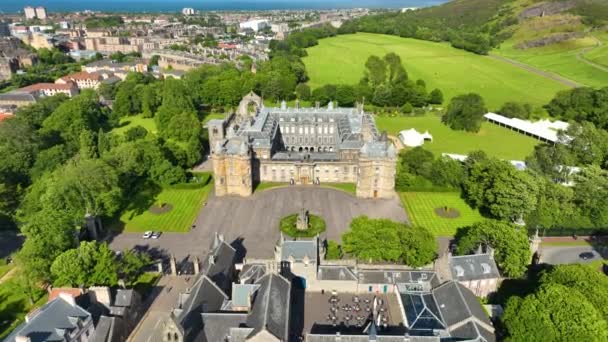 Holyrood Palace Built 1671 Located Bottom Royal Mile Old Town — Wideo stockowe