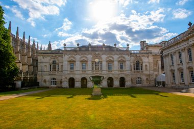 Cambridge Üniversitesi 'ndeki Eski Okullar Senato Binası, İngiltere, İngiltere.. 