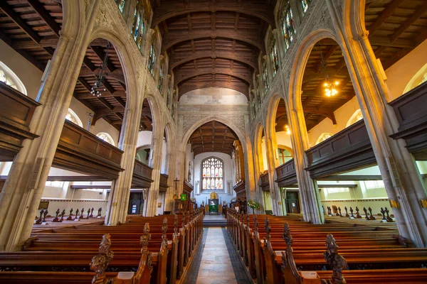 Innenraum Der Great Mary University Church Cambridge University Central Cambridge — Stockfoto
