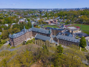 Brighton 'daki 127 Lake Caddesi, Boston, Massachusetts MA, ABD' deki Saint John 's Manastırı.. 