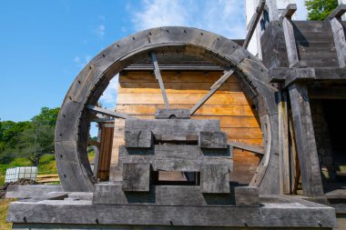 Saugus Iron Works National Historic Site in town of Saugus near Boston in Massachusetts MA, USA. This ironworks was operated between 1646 and 1670 by John Winthrop. 