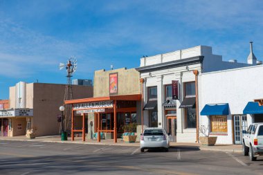 Rex Allen Müzesi ve Willcox Kovboy Şöhretler Listesi 150 N Demiryolu Bulvarı tarihi şehir merkezi Willcox, Arizona AZ, ABD. 