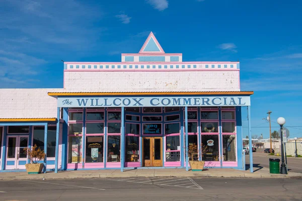 Edificio Comercial Willxon 180 Railroad Avenue Centro Histórico Willcox Arizona — Foto de Stock