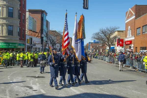 Березня Пошана Повітряних Сил Сша День Святого Патрика Бостоні Штат — стокове фото