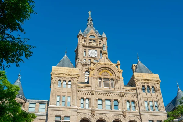 Salt Lake City and County Building was built in 1891 with Richardsonian Romanesque style at 451 Washington Square in downtown Salt Lake City, Utah UT, USA.