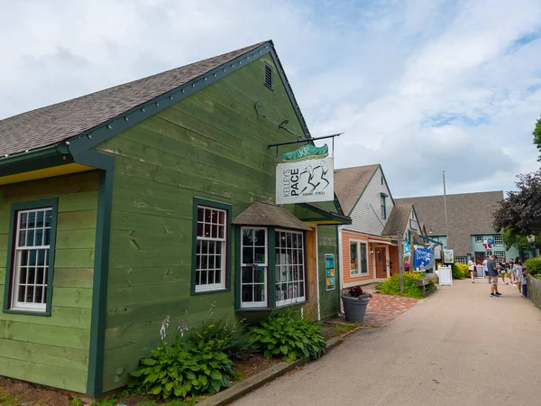 米国コネチカット州ストーントンの町 神秘主義の村で夏の旧神秘主義の村の歴史的な店 — ストック写真