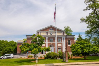 Isaac Harris Cary Memorial Binası 1605 Massachusetts Bulvarı tarihi şehir merkezi Lexington, Massachusetts MA, ABD. 