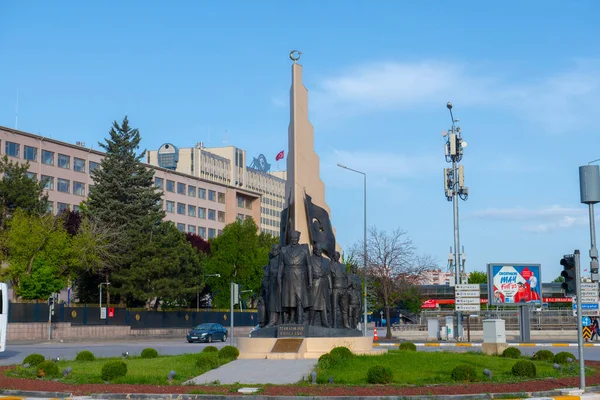 Ataturk Monument December 1919 Rode Dag Monument Nabij Grand National — Stockfoto