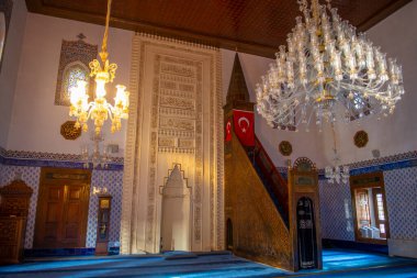 Ankara 'nın Ankara ilinin Altindağ ilçesine bağlı Ankara Şatosu yakınlarındaki Eski Ankara' daki Hacı Bayram Camii. Bu cami 1427 yılında ve Dünya Mirası Alanı 'nda inşa edilmiştir.. 