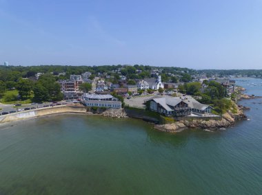 Black Wills Cliff ve Anthony 'nin King' s Beach ile Swampscott, Massachusetts MA, ABD 'deki Fisherman' s Beach arasındaki 4.. 