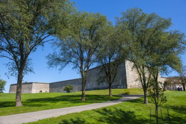Fort Independence, Boston, Güney Boson, Massachusetts MA, ABD için liman savunması sağlayan Castle Island 'da 1634 yılında inşa edilmiştir.. 