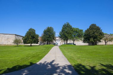 Fort Independence, Boston, Güney Boson, Massachusetts MA, ABD için liman savunması sağlayan Castle Island 'da 1634 yılında inşa edilmiştir.. 