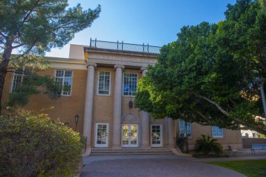 Arizona Eyalet Üniversitesi ASU ana kampüsü Tempe, Arizona AZ, ABD 'de A. J. Matthews Center. 