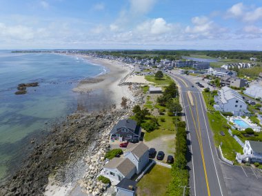 Ruth Simpton Sahil Parkı Plaice Cove hava sahasında New Hampton, New Hampshire NH, ABD 'deki North Beach' te..