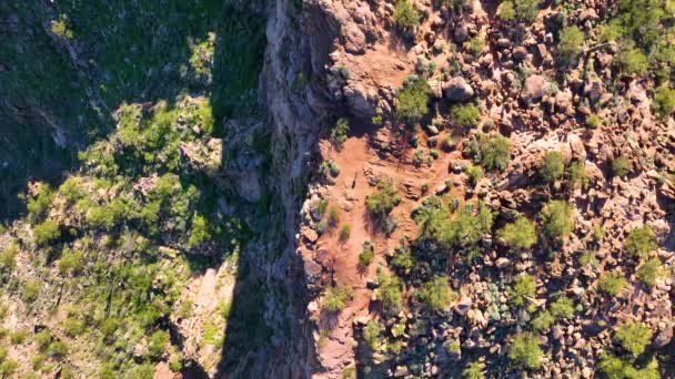 Camelback Mountain Peak Top View City Phoenix Arizona Usa — Wideo stockowe