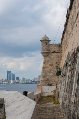 Castillo de Los Tres Reyes del Morro, Küba 'nın Havana limanının ağzında. Eski Havana bir Dünya Mirası Alanı. 