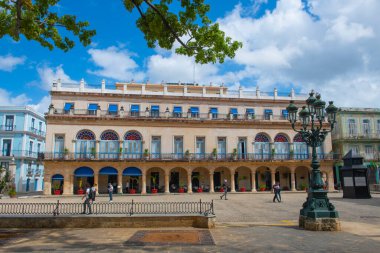 Santa Isabel Oteli, Calle Barillo Caddesi, Plaza de Armas, Eski Havana (La Habana Vieja), Küba. Eski Havana bir Dünya Mirası Alanı. 