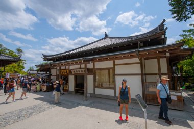 Tea House of Temple of the Golden Pavilion. This temple is a Zen Buddhist temple in city of Kyoto, Japan. This temple belongs to Historic Monuments of Ancient Kyoto, a UNESCO World Heritage Site. clipart