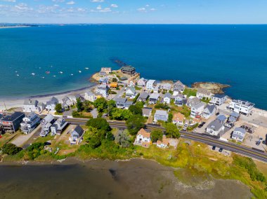 Burun Gunrock Plajı 'nda ve Hull Bulvarı' ndaki Hull, Massachusetts MA, ABD. 