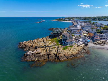 Burun Gunrock Plajı 'nda ve Hull Bulvarı' ndaki Hull, Massachusetts MA, ABD. 
