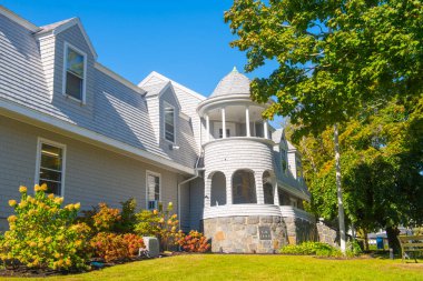 Hull Halk Kütüphanesi Hull Köyü, Hull Körfezi, Boston Limanı Hull, Massachusetts MA, ABD. 