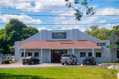 Atlantic Tire and Alignment, 25 Atlantic Avenue, Hull, Massachusetts MA, ABD 'nin tarihi şehir merkezinde.. 
