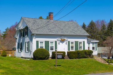 Mendon Tarih Topluluğu Müzesi tarihi şehir merkezi Mendon, Massachusetts MA, ABD. 