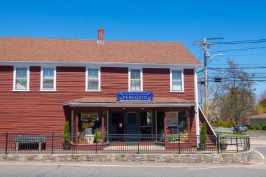 Peregrin, Mendon, Massachusetts MA, ABD 'nin tarihi şehir merkezinde 1.. 