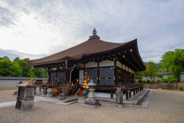 Miedo Hall of Ninna Ji Temple. This temple is a Shingon Buddhist temple in historic city of Kyoto, Japan. Ninna Ji belongs to Ancient Kyoto UNESCO World Heritage Site.  clipart