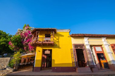 Casa de los Conspiradores Calle de Cristo 'da tarihi Trinidad, Küba şehir merkezinde Plaza Mayor yakınlarında. Tarihi Trinidad Merkezi bir Dünya Mirası Alanıdır.. 