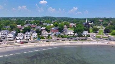 Black Wills Cliff ve Anthony 'nin King' s Beach ile Swampscott, Massachusetts MA, ABD 'deki Fisherman' s Beach arasındaki 4.. 