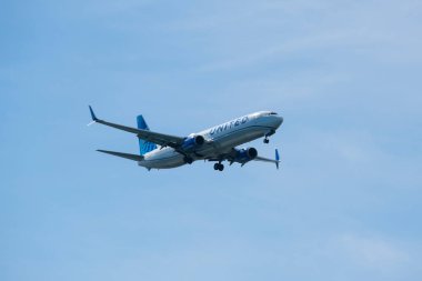 United Airlines Boeing 737-924ER N69830 Boston Logan Uluslararası Havalimanı, Boston, Massachusetts MA, ABD. 
