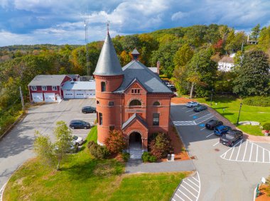 Princeton Belediye Binası tarihi şehir merkezi, Massachusetts MA, ABD. 